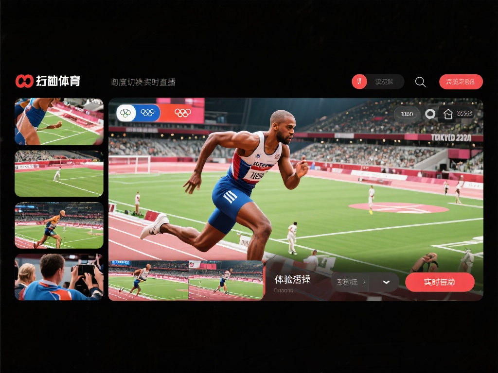 此外，平台提供的多角度切换和实时解说功能，让观赛体
